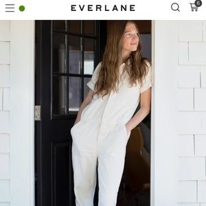 Everlane super soft summer jean coverall